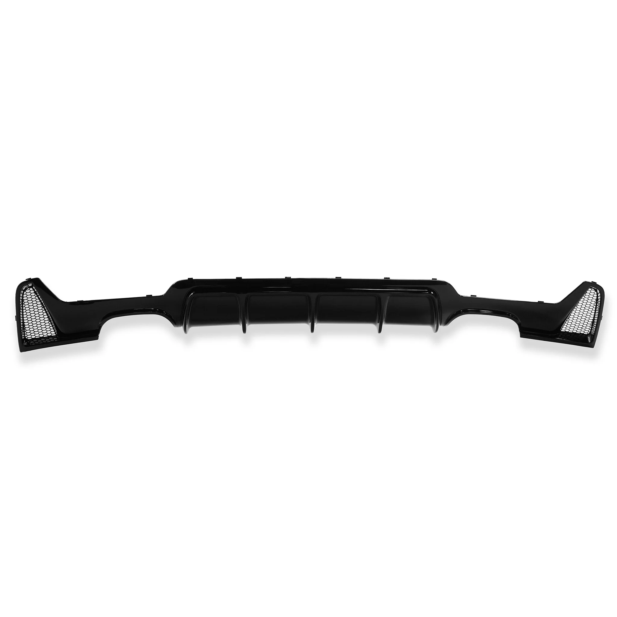 Exon Gloss Black M Performance Style Rear Diffuser w. Quad Outlet for BMW 4-Series F32 F33 F36 M-Sport - Image 4