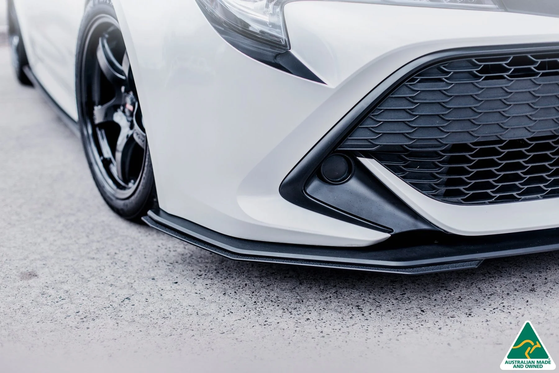 FLOW Designs  Corolla MZEA12R/ZWE211R 2018-2022 Front Lip Splitter Extensions (Pair) - Image 4
